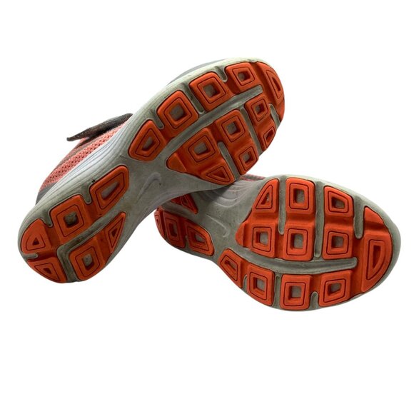 Nike Revolution 3 Running Shoes Child 12 Gray Orange Lightweight Sneakers - Picture 5 of 6